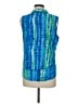 Assorted Brands 100% Viscose Blue Sleeveless Button-Down Shirt Size M - photo 2