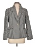 Anne Klein 100% Polyester Houndstooth Ivory Blazer Size L - photo 1
