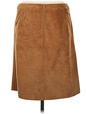 Ann Taylor LOFT Leather Skirt (view 2)