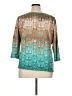 Ruby Rd. Teal 3/4 Sleeve T-Shirt Size 1X - photo 2