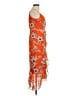Bardot 100% Polyester Floral Orange Cocktail Dress Size 6 - photo 4
