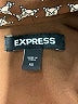 Express 100% Recycled Polyester Polka Dots Brown Casual Dress Size XS - photo 7
