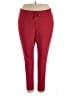 H&M Solid Red Casual Pants Size XXL - photo 1