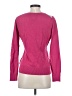 Bass 100% Cotton Argyle Pink Pullover Sweater Size S - photo 2