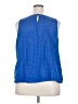 Old Navy 100% Cotton Blue Sleeveless Blouse Size XXL - photo 2