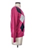 Bass 100% Cotton Argyle Pink Pullover Sweater Size S - photo 4