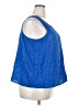 Old Navy 100% Cotton Blue Sleeveless Blouse Size XXL - photo 4