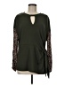 Daytrip Green Long Sleeve Blouse Size M - photo 1