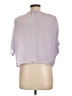 Shein 100% Polyester Purple 3/4 Sleeve Blouse Size L - photo 2