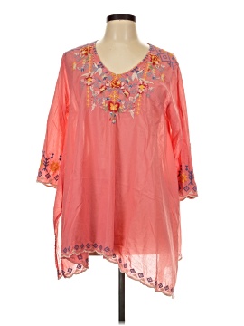 Johnny Was 3/4 Sleeve Blouse