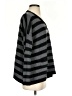 Linda Matthews Stripes Gray Black Pullover Sweater Size S - photo 4