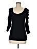 Grace Black 3/4 Sleeve Top Size M - photo 1