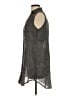 Eileen Fisher 100% Ramie Gray Sleeveless Button-Down Shirt Size XS - photo 5