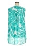 Alfani 100% Polyester Teal Sleeveless Blouse Size 3X - photo 2