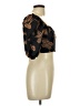 Shein 100% Polyester Black 3/4 Sleeve Blouse Size L - photo 4