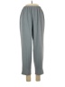 Emmelle Solid Gray Casual Pants Size L - photo 1