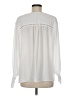 NYDJ 100% Recycled Polyester White Long Sleeve Blouse Size M - photo 2