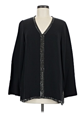 Tory Burch Long Sleeve Silk Top (view 1)