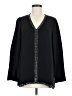 Tory Burch 100% Silk Black Long Sleeve Silk Top Size 6 - photo 1