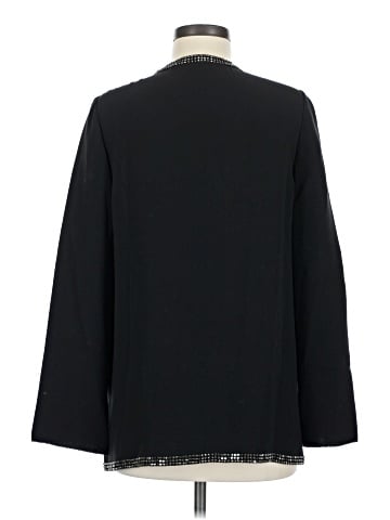 Tory Burch Long Sleeve Silk Top (view 2)