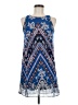 By & By 100% Polyester Print Blue Casual Dress Size S - photo 1