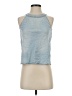 Vanilla Star Blue Sleeveless Blouse Size S - photo 1