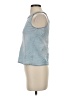 Vanilla Star Blue Sleeveless Blouse Size S - photo 5