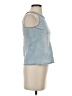 Vanilla Star Blue Sleeveless Blouse Size S - photo 4