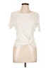 Three Dots Ivory Short Sleeve T-Shirt Size L - photo 1