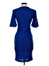 Unbranded Solid Blue Cocktail Dress Size S (estimated) - photo 2