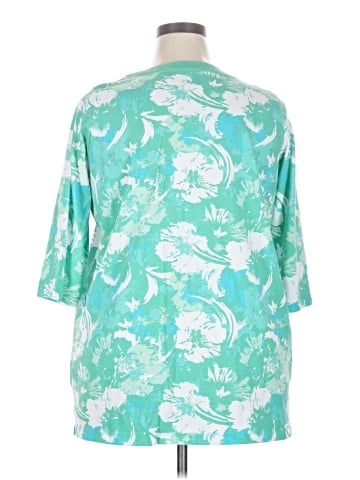 Woman Within 3/4 Sleeve T-Shirt (view 2)