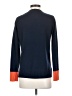 Pura Cashmere Color Block Blue Pullover Sweater Size XS - photo 2