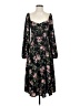 Forever 21 Floral Black Casual Dress Size S - photo 1