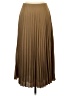 J.Crew 100% Polyester Brown Formal Skirt Size XS - photo 2