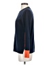 Pura Cashmere Color Block Blue Pullover Sweater Size XS - photo 5