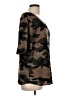 Bombom Camo Brown Short Sleeve Top Size L - photo 4