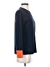 Pura Cashmere Color Block Blue Pullover Sweater Size XS - photo 4