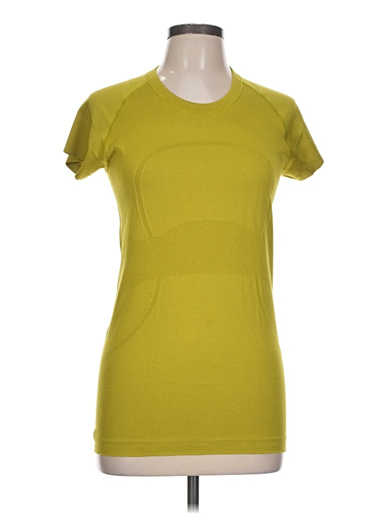 Pre-owned Lululemon Athletica Active T-shirt In Green