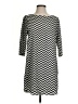 Everly 100% Polyester Chevron-herringbone Black Casual Dress Size S - photo 1