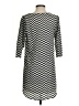 Everly 100% Polyester Chevron-herringbone Black Casual Dress Size S - photo 2
