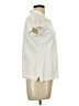 IZOD Ivory Short Sleeve Blouse Size L - photo 4