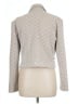 French Mauve Tweed Ivory Blazer Size L - photo 2
