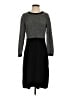 Talbots Tweed Gray Black Casual Dress Size S (petite) - photo 1