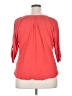 Nine West Red 3/4 Sleeve Blouse Size XXL - photo 2