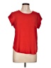 Lily White 100% Polyester Red Short Sleeve Top Size L - photo 1