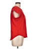 Lily White 100% Polyester Red Short Sleeve Top Size L - photo 4