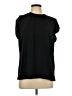NY Collection Black Short Sleeve Blouse Size L - photo 1