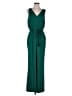 Ann Taylor 100% Polyester Solid Green Jumpsuit Size 4 - photo 1