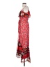 One September 100% Polyester Paisley Red Casual Dress Size S - photo 5