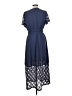 Simplee 100% Polyester Blue Casual Dress Size L - photo 2